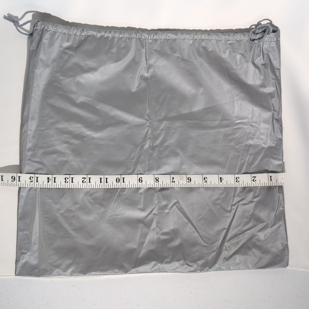 Prada Silver Drawstring Bag with Red Accent (plastic) - Picture 7 of 11